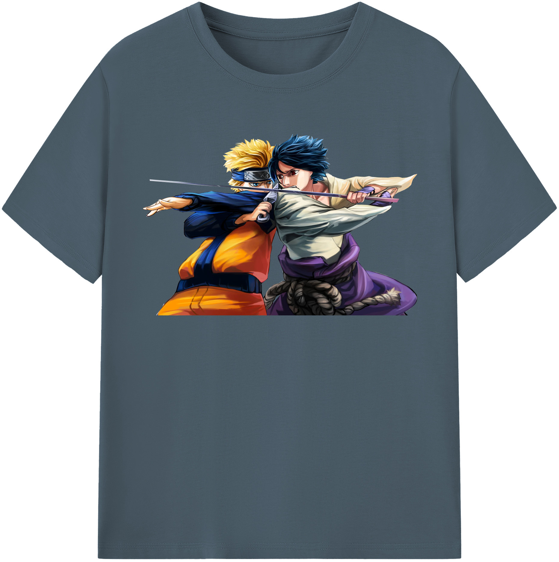 （画像用） NARUTO -ナルト- うずまき ナルト Uzumaki Naruto 綿100％半袖Tシャツ（フロントプリント）